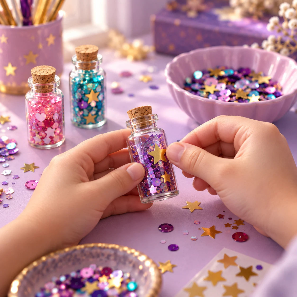 Decorate: Give the potion its own look and personality.