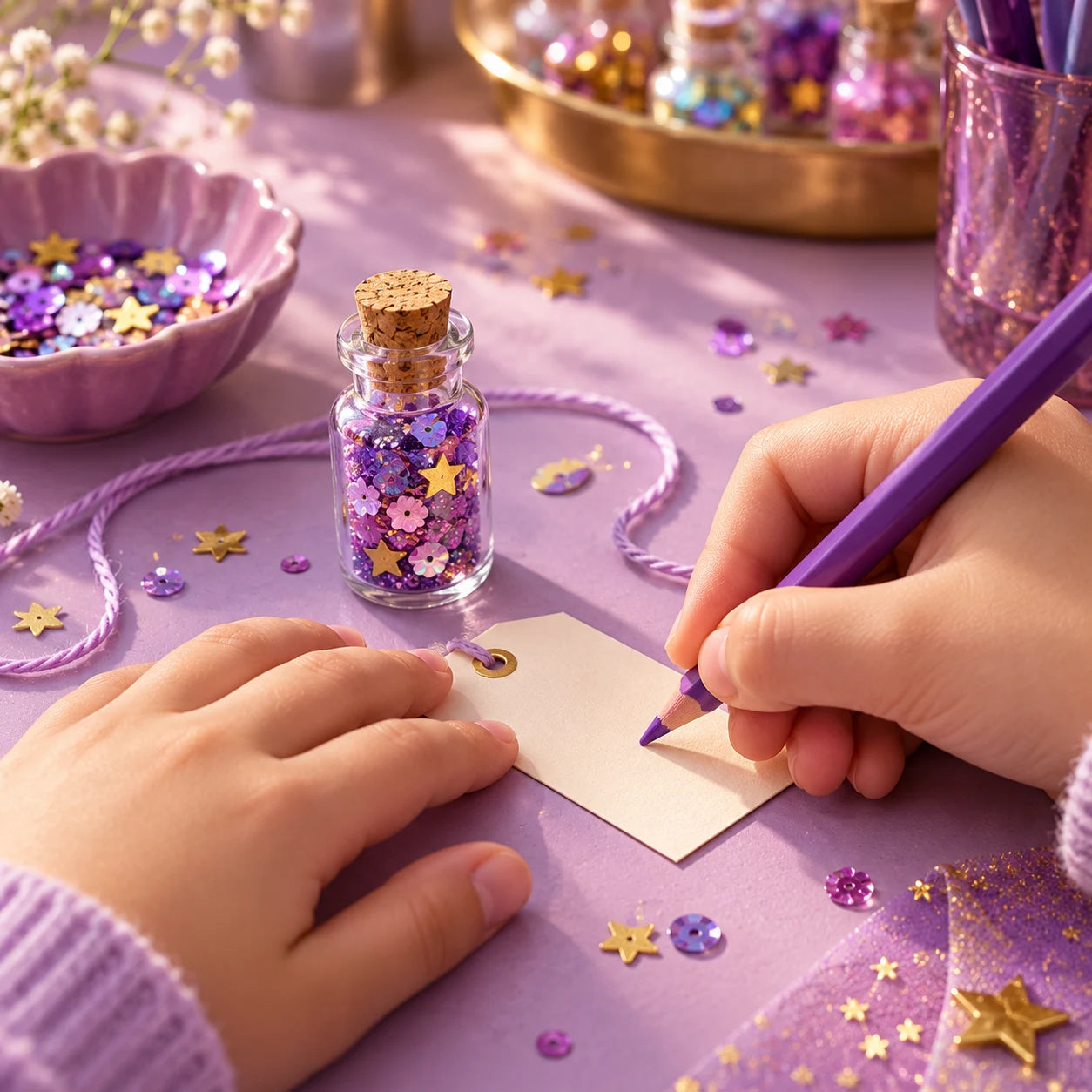 Name: Turn the creation into a story with a name of its own.